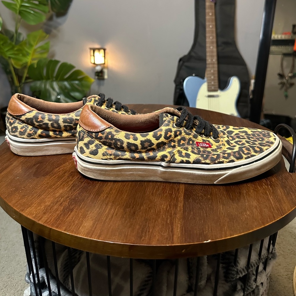 Cheetah print Vans shoes